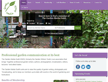 Tablet Screenshot of gardenmediaguild.co.uk